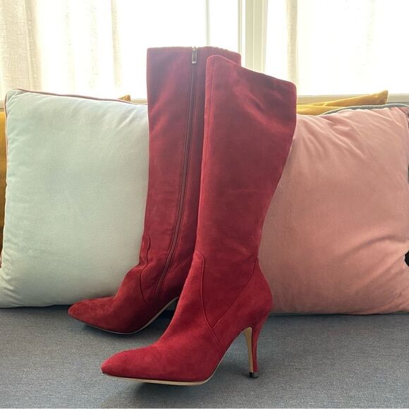 Via Spiga Suede Tall Boots - Picture 3 of 13